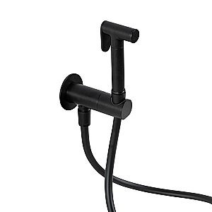 Гигиенический душ Cezares Leaf DIF черный купить в интернет-магазине сантехники Sanbest