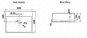 Раковина Melana A121 A121-803 белая купить в интернет-магазине Sanbest