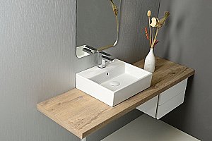 Раковина ISVEA Purita 50 10PL50050SV белая купить в интернет-магазине Sanbest