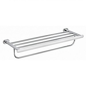 Полотенцедержатель с полкой WONZON & WOGHAND FIRST, Хром (WW-8481) купить в интернет-магазине сантехники Sanbest