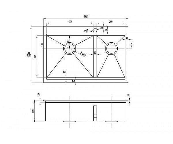 Мойка для кухни ZORG Master R ZM R-5278 купить в интернет-магазине сантехники Sanbest