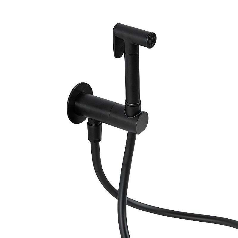 Гигиенический душ Cezares Leaf DIF черный купить в интернет-магазине сантехники Sanbest