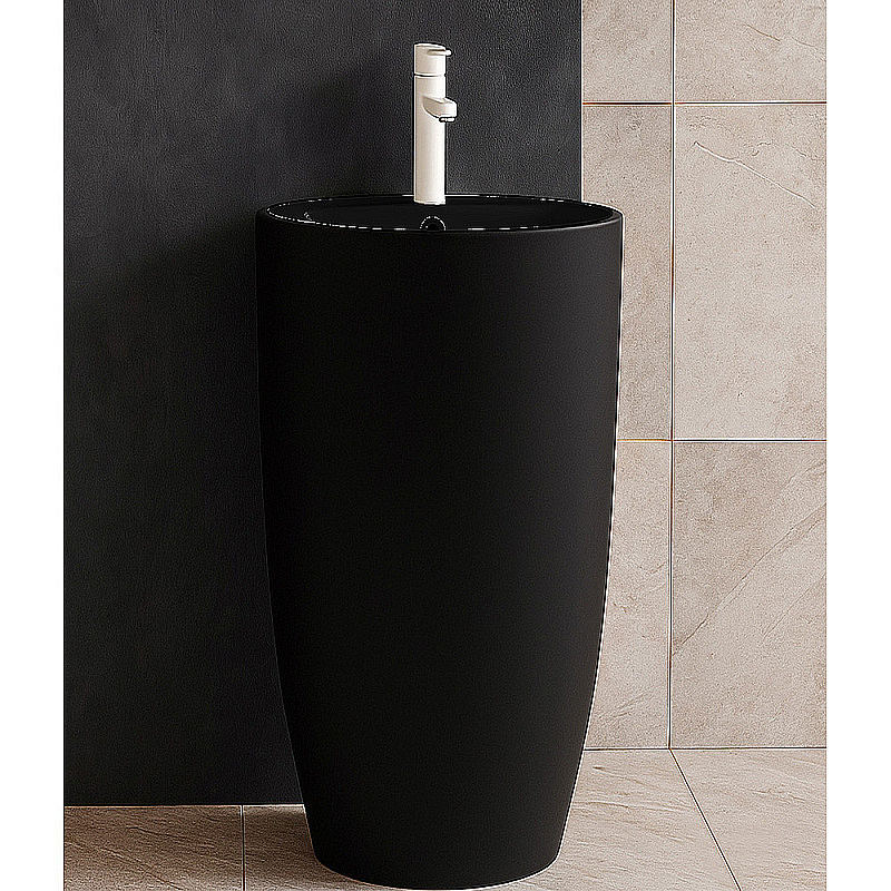 Раковина Azario Tea AZ-M30149MB черная матовая купить в интернет-магазине Sanbest