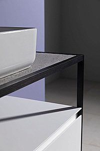 Тумба с раковиной Allen Brau Priority 100 1.31003.WM белый матовый для ванной в интернет-магазине Sanbest