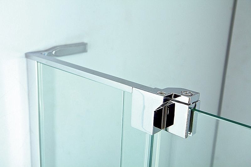Душевой уголок Cezares Slider 100х80 SLIDER-AH-1-100-70/80-BR-Cr стекло бронза тонированное/профиль хром купить в интернет-магазине Sanbest
