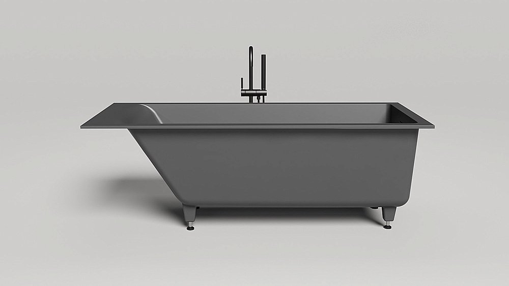 Ванна Salini Cascata Kit S-Stone 170х75 104323MF RAL матовая купить в интернет-магазине Sanbest