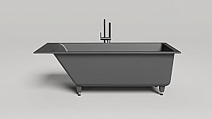 Ванна Salini Cascata Kit S-Stone 170х75 104323MF RAL матовая купить в интернет-магазине Sanbest