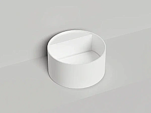 Раковина накладная Salini ARMONIA ROUND TOP 02 S-Sense 130412TG 45 без отверстия под смеситель, белая купить в интернет-магазине Sanbest