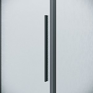 Душевая дверь Niagara Nova 110 NG-34-L11CHGR профиль графит/стекло шиншилла купить в интернет-магазине Sanbest