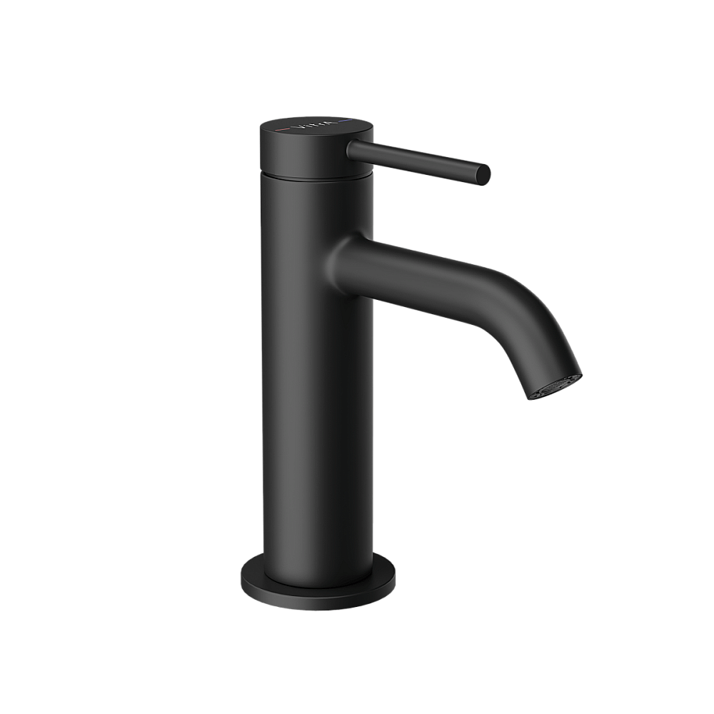 Смеситель для раковины VitrA Minimax Round A4353036EXP матовый черный купить в интернет-магазине сантехники Sanbest