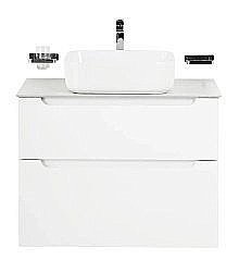 Тумба с раковиной и столешницей BelBagno ETNA H60 2C 70 Bianco Lucido для ванной в интернет-магазине Sanbest