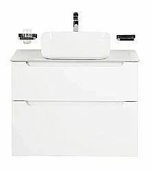Тумба с раковиной и столешницей BelBagno ETNA H60 2C 70 Bianco Lucido для ванной в интернет-магазине Sanbest