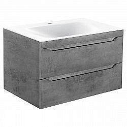 Тумба под раковину Vincea Fine 80 Серая купить в интернет-магазине сантехники Sanbest
