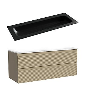 Тумба с раковиной Sancos FOLK FL120CP/CN7017MB 120 капучино для ванной в интернет-магазине Sanbest