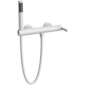 Смеситель для душа Kaiser Serio 05477-4 белый матовый купить в интернет-магазине сантехники Sanbest