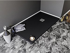 Душевой поддон Aquanet Pleasure 160х90 черный купить в интернет-магазине Sanbest