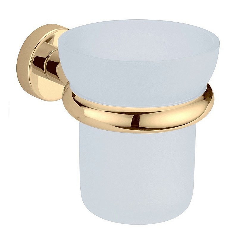 Стакан Webert Rimini RI500301010 золото купить в интернет-магазине сантехники Sanbest