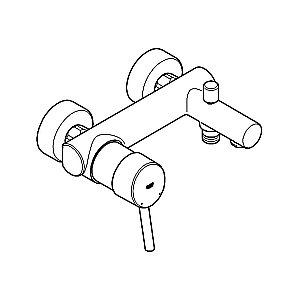 Смеситель для ванны Grohe Concetto 32211001 хром купить в интернет-магазине сантехники Sanbest