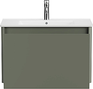 Тумба с раковиной и столешницей Allen Brau Gravity 80 1.370013.CGM олива матовая для ванной в интернет-магазине Sanbest