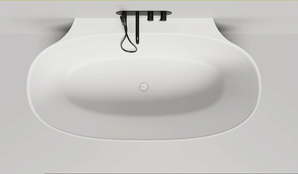 Ванна Salini Alda Wall S-Sense 170х90 101915G белая купить в интернет-магазине Sanbest