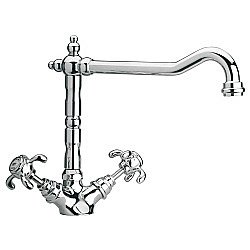 Смеситель для кухни PAINI Ornellaia 87CR570BKM хром купить в интернет-магазине сантехники Sanbest