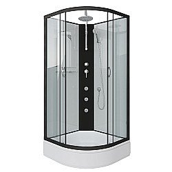 Душевая кабина Niagara Classic NG-6703-14BKTG 80x80 с гидромассажем купить в интернет-магазине Sanbest