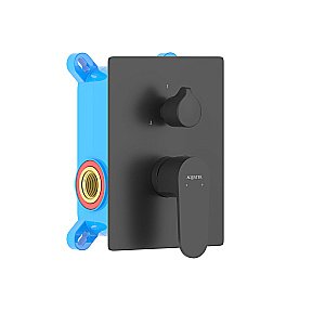 Смеситель для ванны Aquatek Оберон AQ1246MB черный матовый купить в интернет-магазине сантехники Sanbest