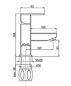 Смеситель для раковины Rav-Slezak LOIRA LR527.5K хром купить в интернет-магазине сантехники Sanbest