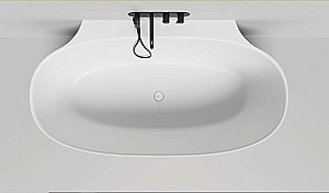 Ванна Salini Alda Wall S-Sense 170х90 101915G белая купить в интернет-магазине Sanbest