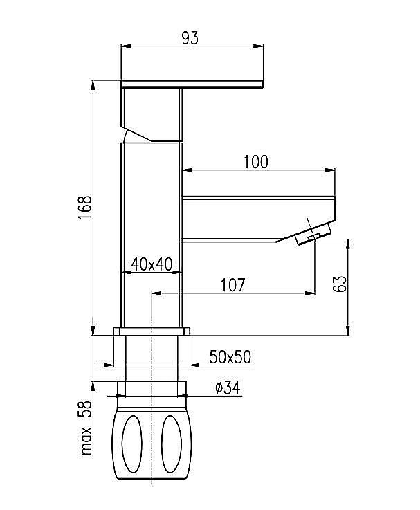 Смеситель для раковины Rav-Slezak LOIRA LR527.5K хром купить в интернет-магазине сантехники Sanbest