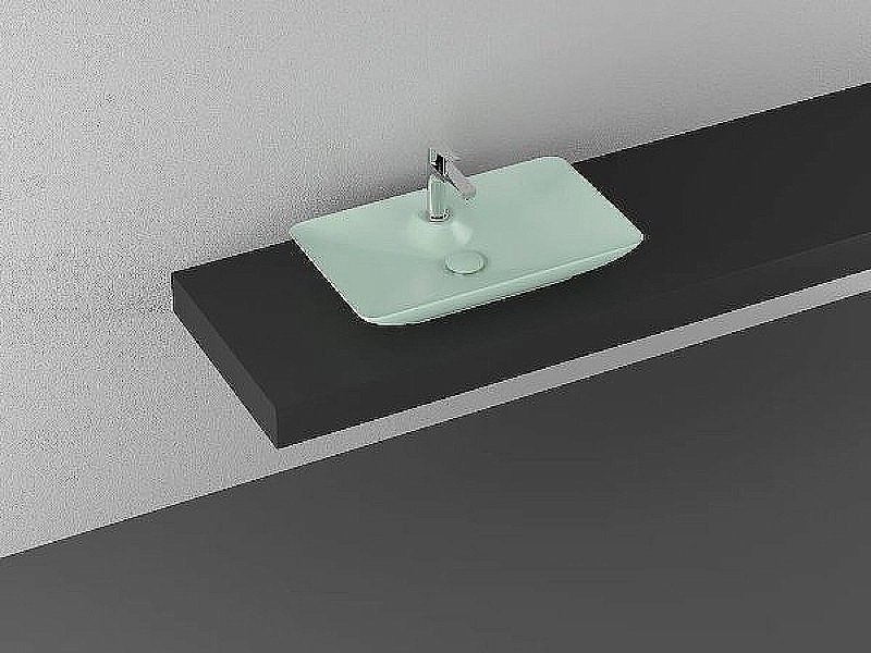 Раковина ISVEA SistemaY Clear 64 10SY50065SV-2T мятно-зеленый матовый купить в интернет-магазине Sanbest