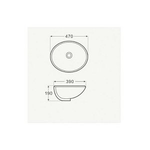 Раковина WeltWasser DEILBACH 6022 белый глянец купить в интернет-магазине Sanbest