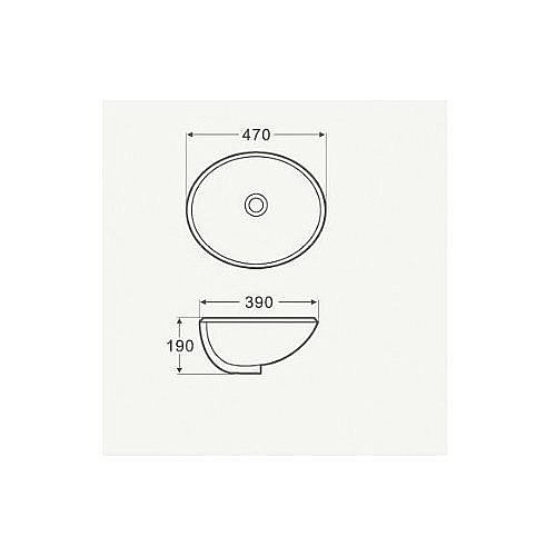 Раковина WeltWasser WW DEILBACH 6022 47 белая купить в интернет-магазине Sanbest