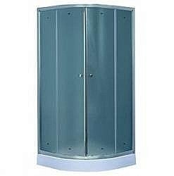 Душевой уголок TIMO TL-8001 80x80 стекло Fabric купить в интернет-магазине сантехники Sanbest