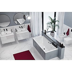 Ванна акриловая Excellent Heaven Slim WAEX.HEV18WHS 180x80 белая купить в интернет-магазине Sanbest