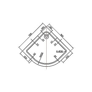Душевой поддон Vincea VST-2AQ-9090 90x90 белый купить в интернет-магазине Sanbest