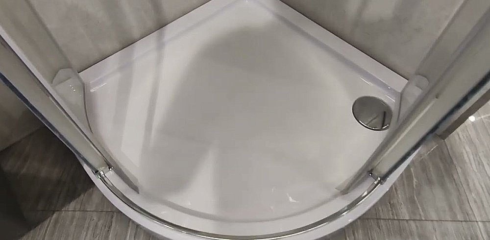 Душевой поддон Black&White Stellar Wind QC-09H 900x900 купить в интернет-магазине Sanbest