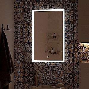 Зеркало с подсветкой Art&Max FAMILY AM-Fam-400-640-DS-F в ванную от интернет-магазине сантехники Sanbest