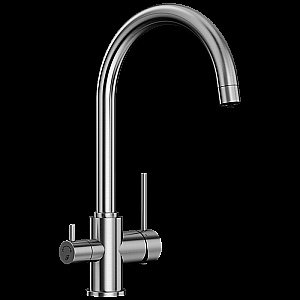 Смеситель для кухни Elghansa Kitchen Pure Water 56B5216-Steel нержавеющая сталь купить в интернет-магазине сантехники Sanbest