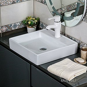 Раковина Melana 7657 7657-805 белая купить в интернет-магазине Sanbest