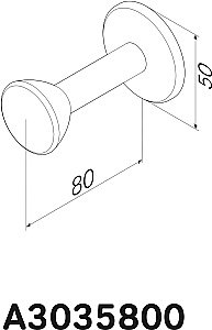 Крючок AM.PM Sensation A3035800 купить в интернет-магазине сантехники Sanbest