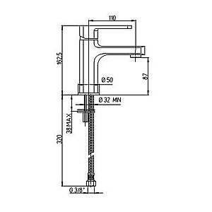 Смеситель для раковины PAINI Ovo 86CR205 хром купить в интернет-магазине сантехники Sanbest