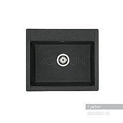Мойка для кухни Акватон Делия 60 1A715232LD210 графит купить в интернет-магазине сантехники Sanbest