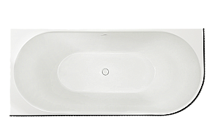 Акриловая ванна Royal Bath NERO RB710302BL-WT 170х78 белый/черный купить в интернет-магазине Sanbest