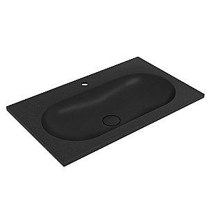 Раковина Vincea VCB-4H800A 80 антрацит купить в интернет-магазине Sanbest