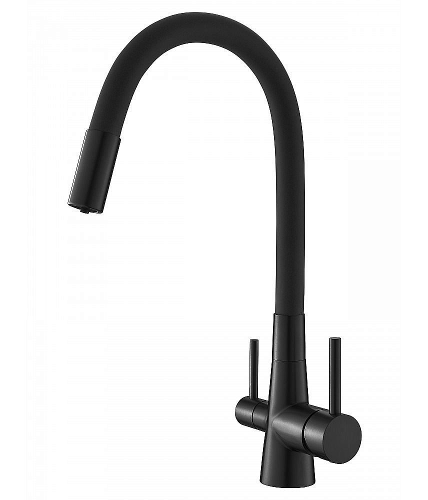 Смеситель для кухни Agger Elegant A3230344 черный матовый купить в интернет-магазине сантехники Sanbest