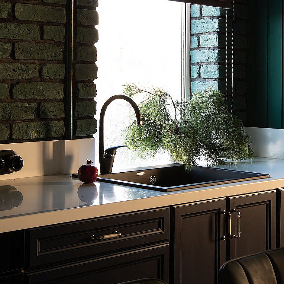 Смеситель для кухни PAINI Sicily 6344570PNLMKM черный купить в интернет-магазине сантехники Sanbest