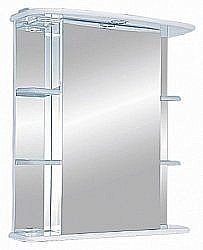 Зеркальный шкаф Misty Магнолия 55 белый правое купить в интернет-магазине сантехники Sanbest