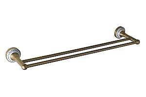 Полотенцедержатель двойной Bemeta Kera 144704057 купить в интернет-магазине сантехники Sanbest