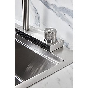 Смеситель для кухни Milacio Ultra MCU.556.SS нержавеющая сталь купить в интернет-магазине сантехники Sanbest